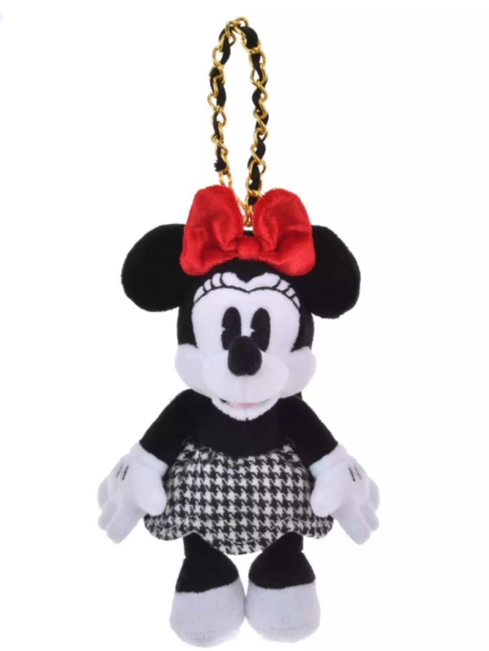 Tokyo Disney Minnie Plush Keychain MARY QUANT Collaboration Limited - NEW